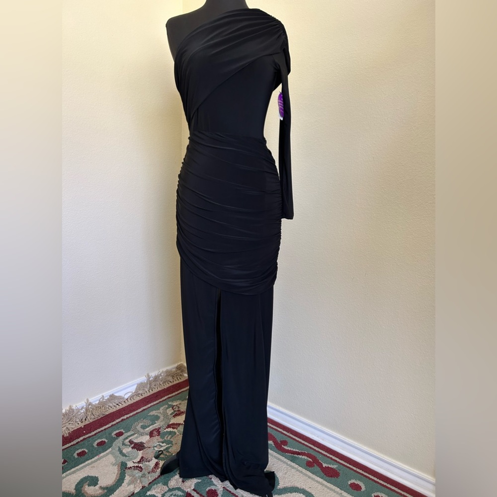 NWT Long black gown by Windsor S
Retail $49 
Off shoulder